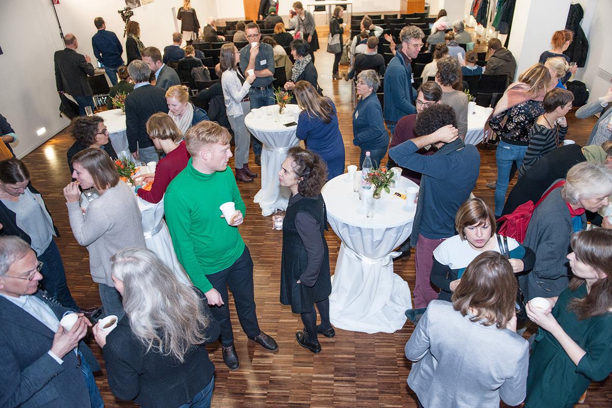 Tagungsteilnehmer im Grimm-Auditorium der Humboldt-Universität