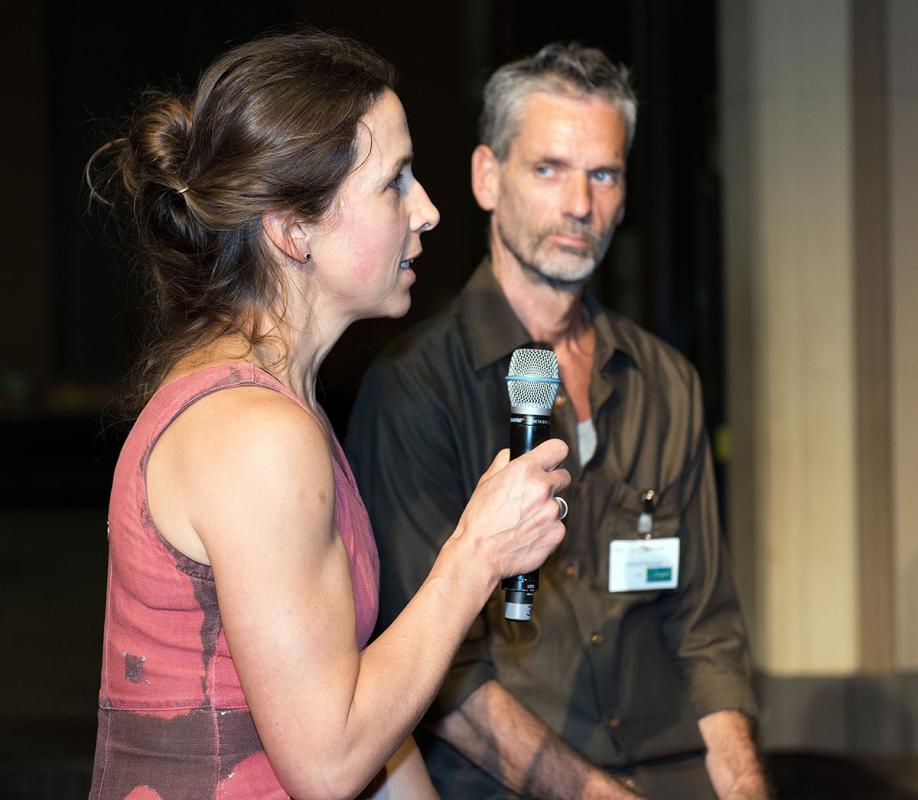 Podiumsdiskussion bei der Veranstaltung Das Mensch-Natur Verhältnis und die globalen Nachhaltigkeitsziele, Foto: Hwa Ja Götz