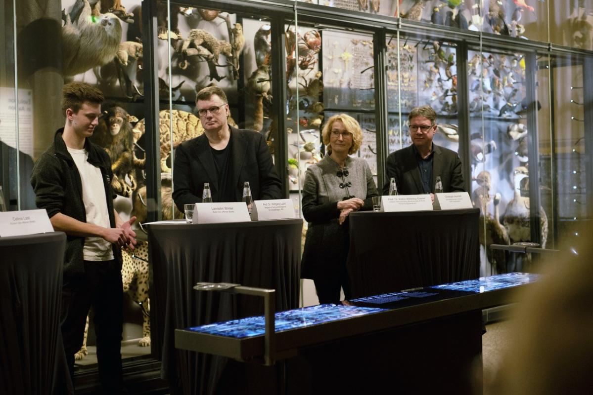 Vorstellung des offenen Briefs, "15. Un-Weltnaturkonferenz: Unsere Zukunft in Ihren Händen im Museum für Naturkunde Berlin