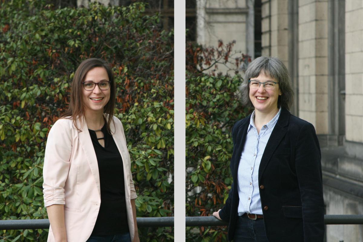 Jana Hoffmann und Christiane Quaisser, MfN