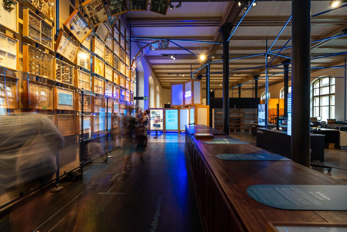 Ausstellungsansicht der digitize-Ausstellung