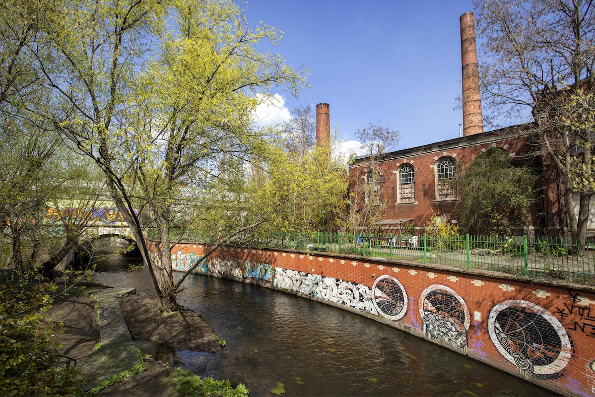 Entlang der Panke in Berlin