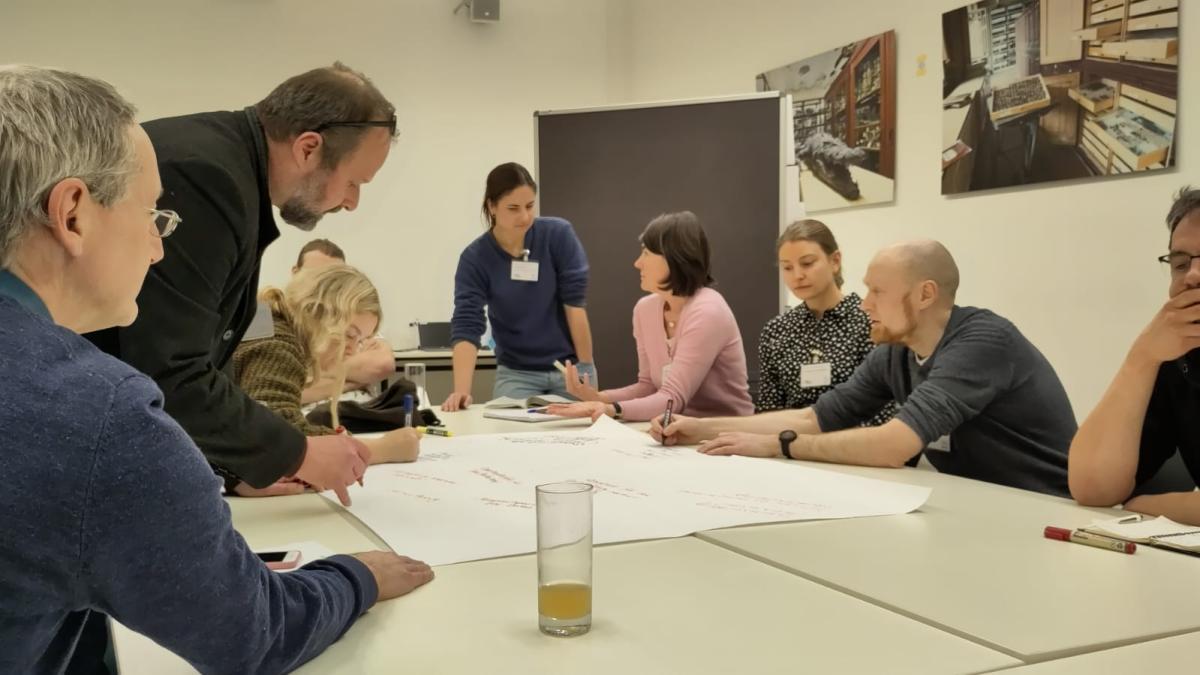 Teilnehmer:innen am Workshop Tisch CS Zentrum Teilnehmer:innen am Workshop Tisch CS Zentrum