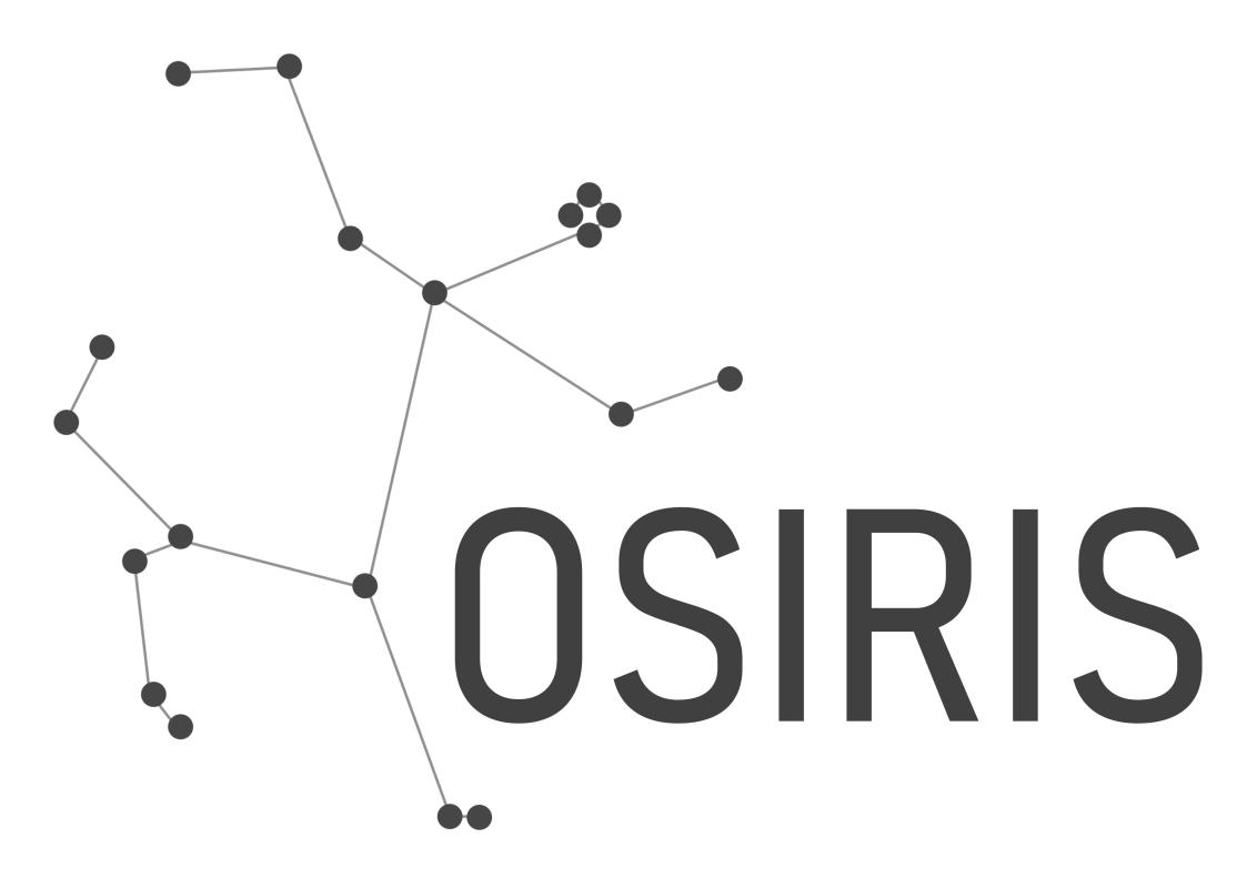 Logo des Projektes OSIRIS, Kürzel für Offene Sammlungs-, Informations- und Rechercheinfrastruktur