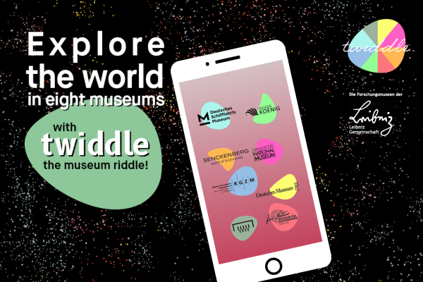 Werbegrafik "twiddle – the museum riddle"