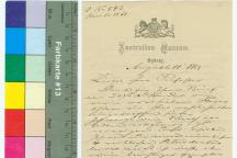 gescanntes historisches Textdokument Australien Museum Sydney