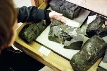 Die Künstlerin in der Sammlung des Museums