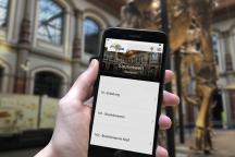 Digital Guide auf dem eigenen Device im Sauriersaal