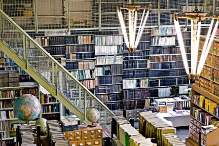 Paläontologische Bibliothek am Museum für Naturkunde, Foto: HwaJa Götz / MfN