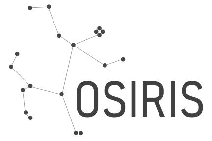 Logo des Projektes OSIRIS, Kürzel für Offene Sammlungs-, Informations- und Rechercheinfrastruktur